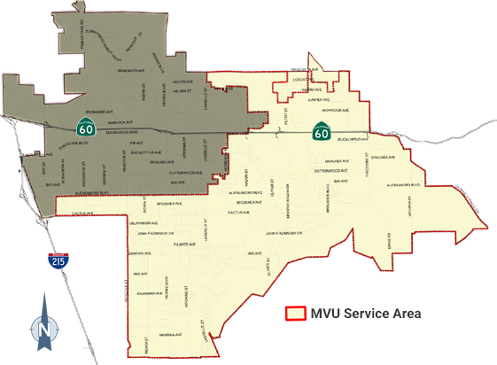MV Electric Utility Service Map